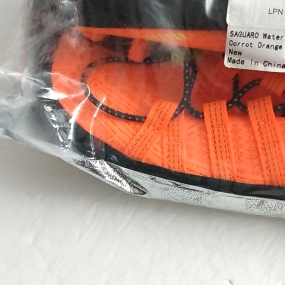 SAGUARO UNISEX ORANGE WATER SPORT SHOES SIZE 7.5 NWT - Picture 13 of 16
